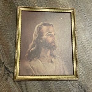 🙏 Vintage Warner Sallman ‘Head of Christ’ Lithograph - 9”x11”